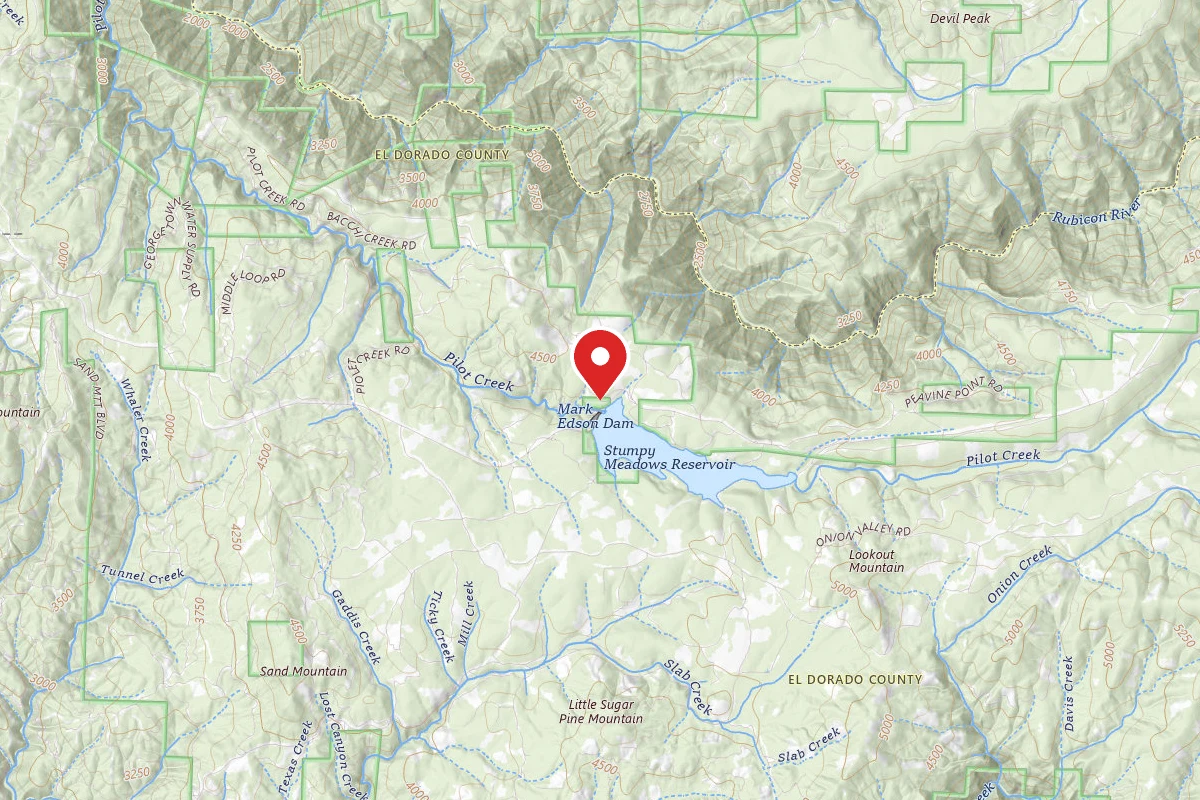 Eldorado National Forest Ponderosa Cove Group Campground