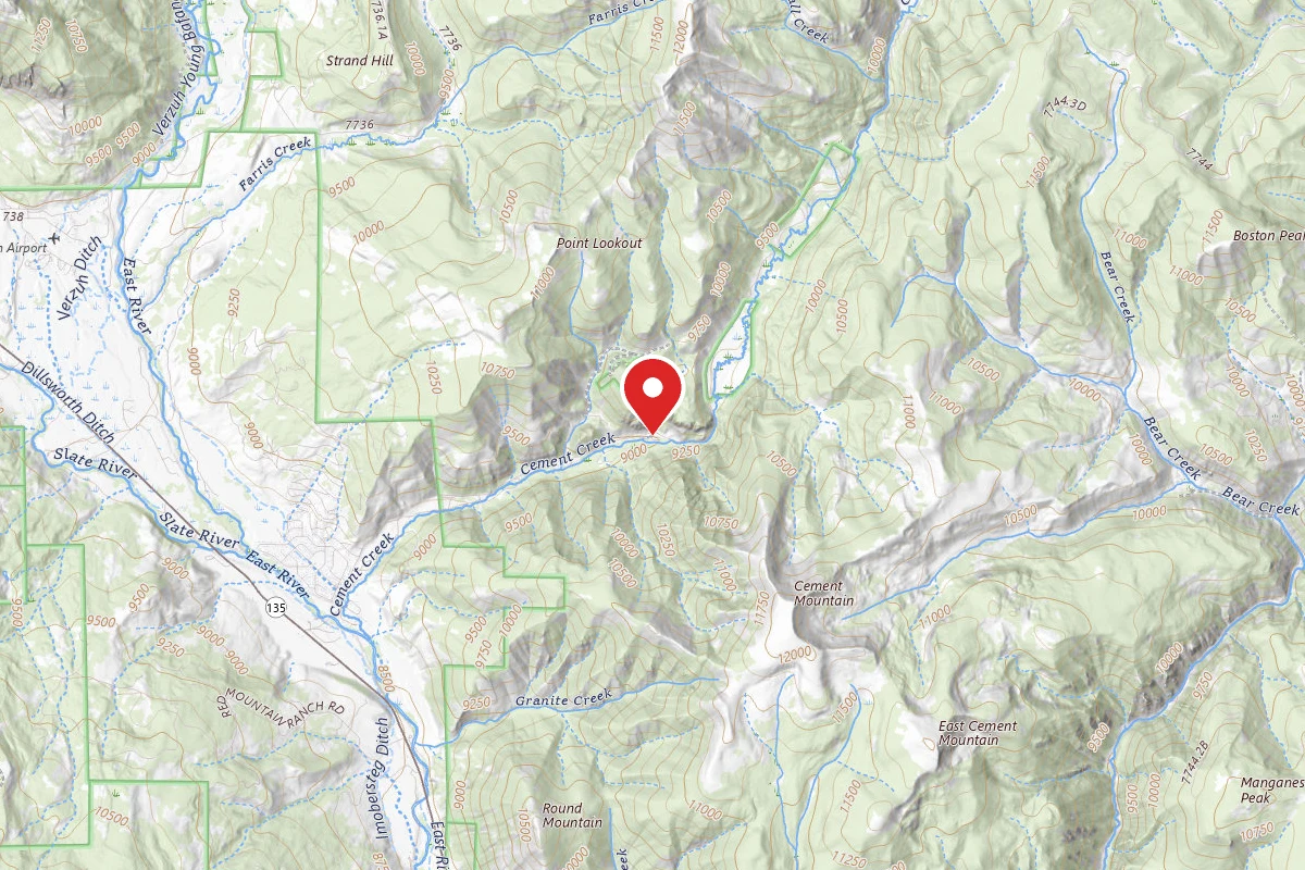Cement Creek Campground - Gunnison RD