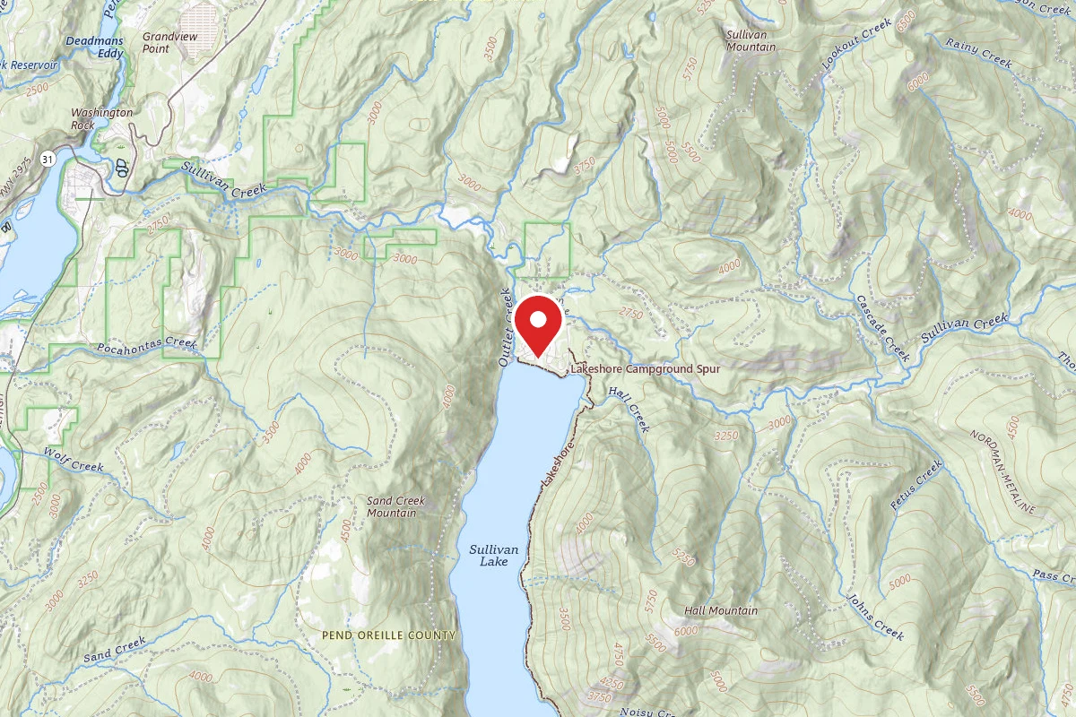 Colville National Forest West Sullivan Campground