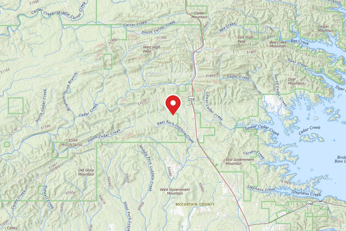 Ouachita NF - CR 51220 Dispersed