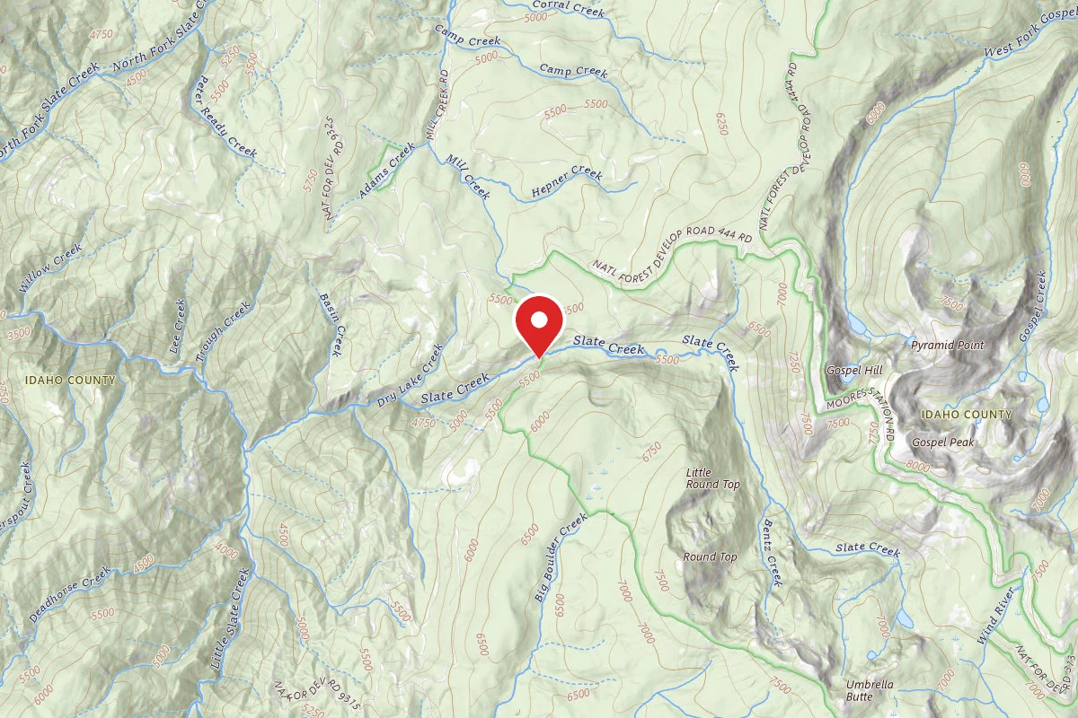 Nez Perce National Forest Rocky Bluff Campground