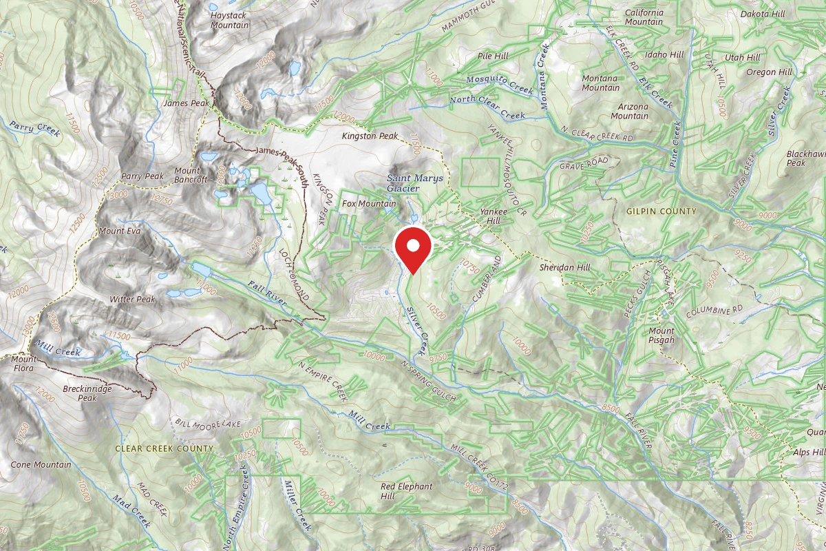 Arapaho NF Dispersed - St. Mary's Glacier