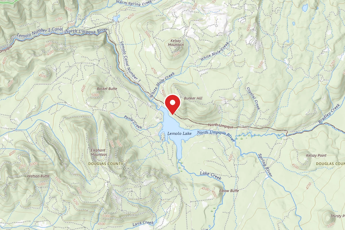 Umpqua National Forest Bunker Hill Campground