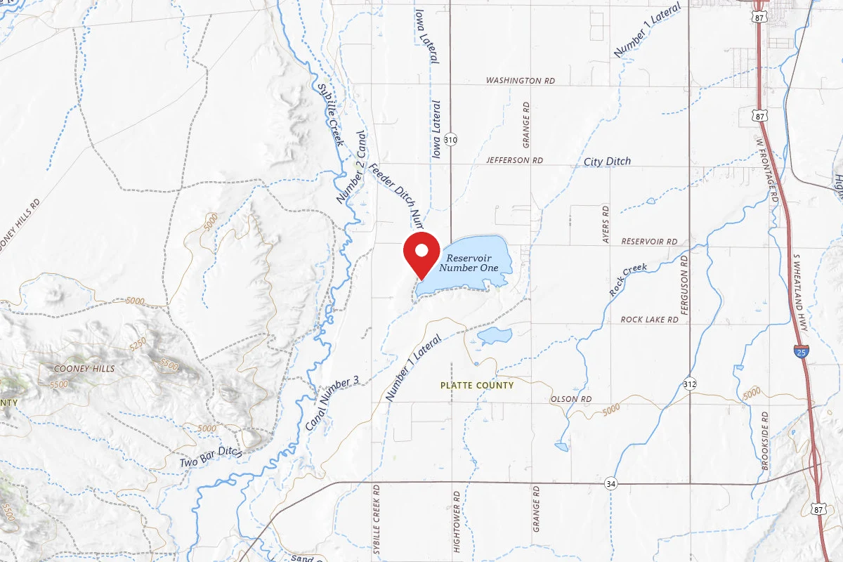 Wheatland Reservoir #1 - Public Access Area