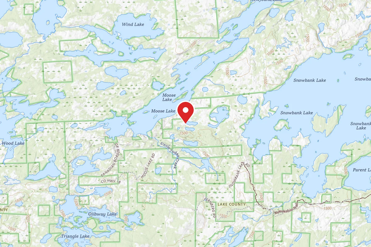 Superior Forest Blackstone Lake Backpack Campsite