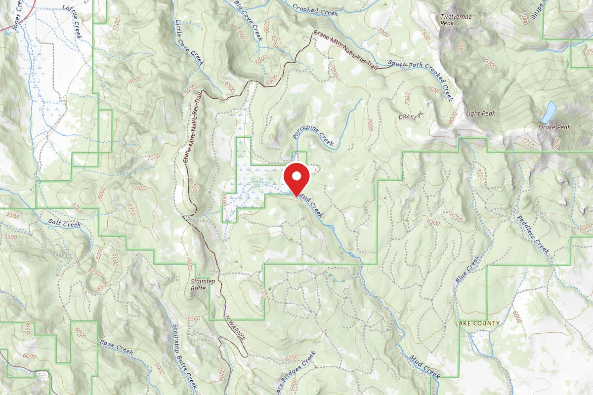 Fremont National Forest Mud Creek Forest Camp