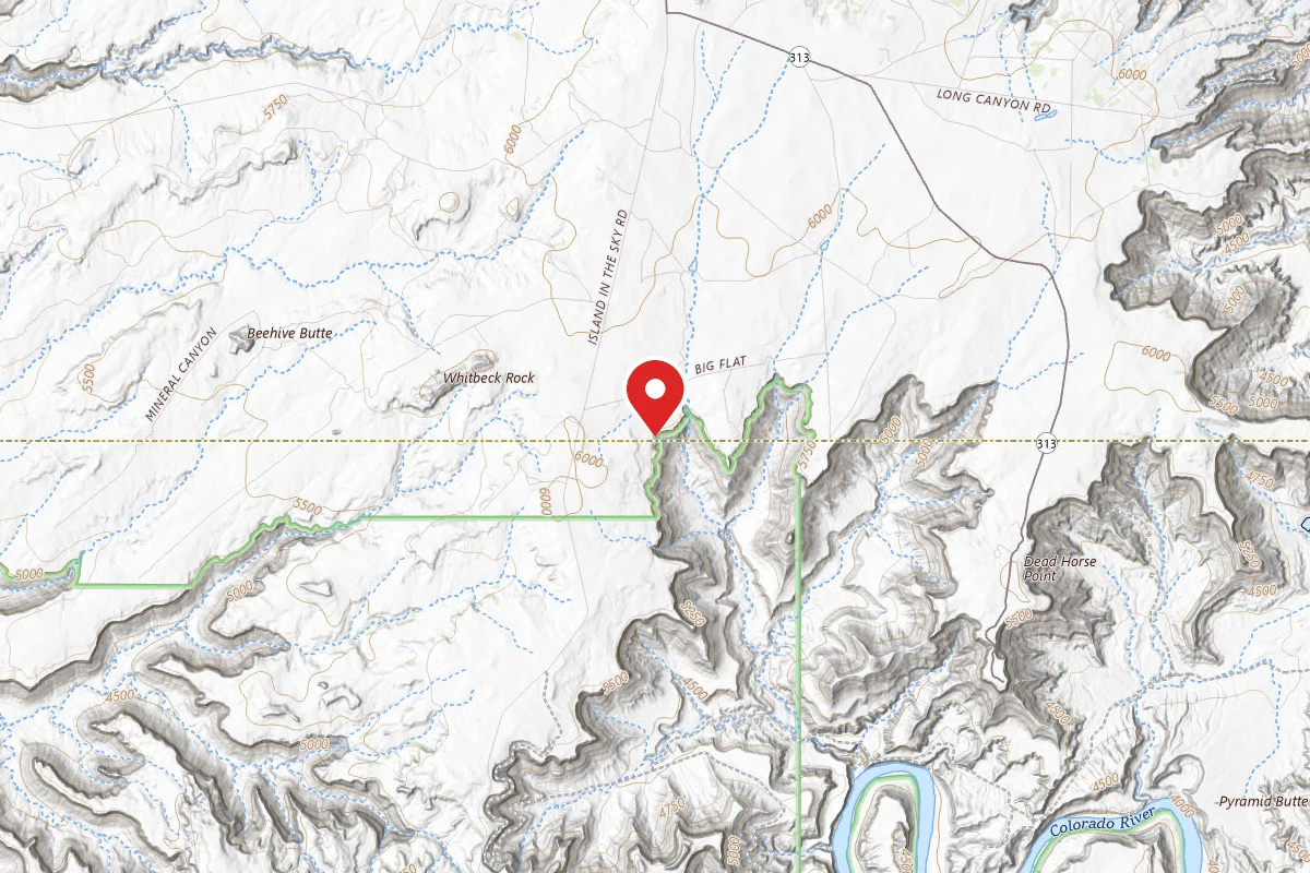 BLM Middle Fork Shafer Canyon Dispersed