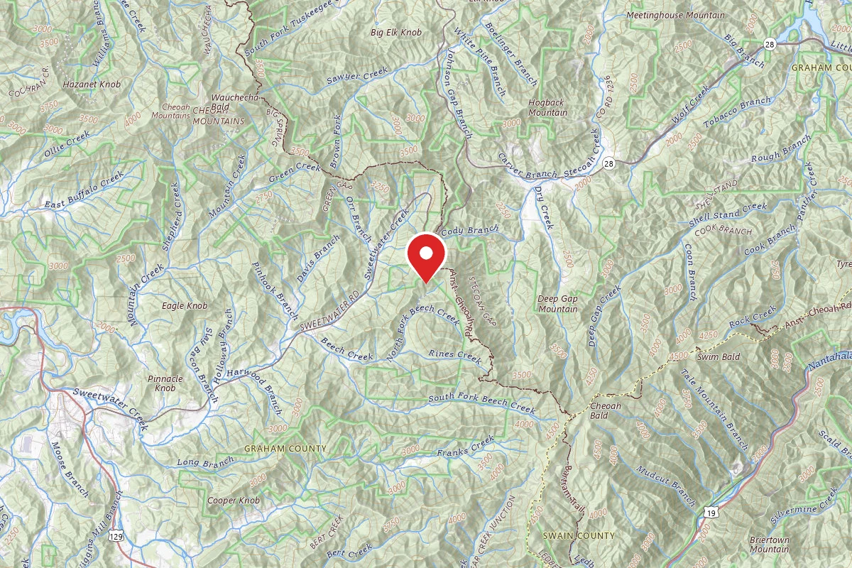 Nantahala NF Dispersed - Long Hungry Road