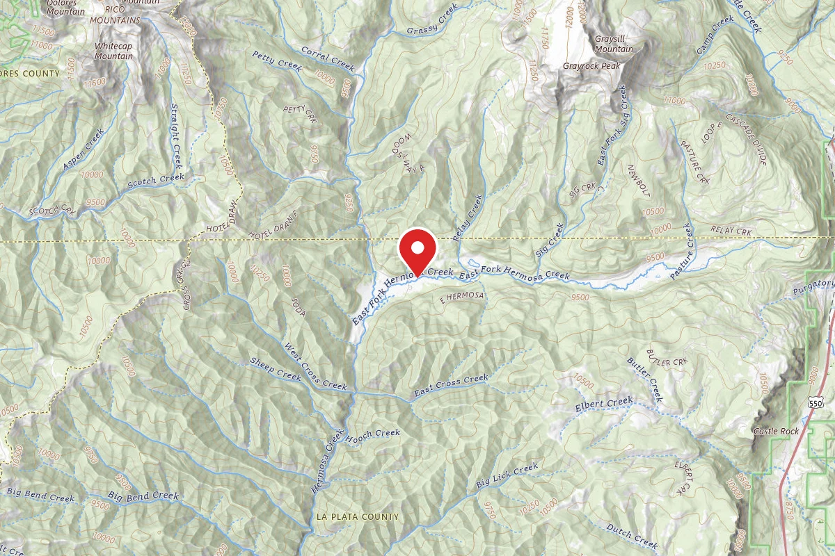 Hermosa Creek Trailhead - Dispersed Camping