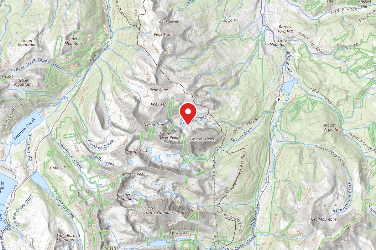 Lower Crystal Lake- Dispersed Camping
