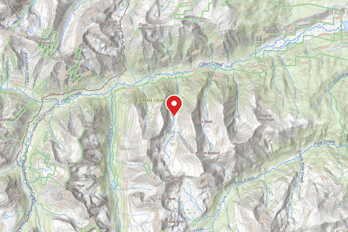Dispersed Site near 38.9786, -106.3732