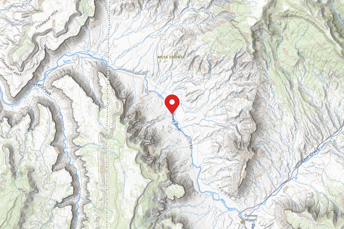 Dispersed Site near 38.7268, -109.0208