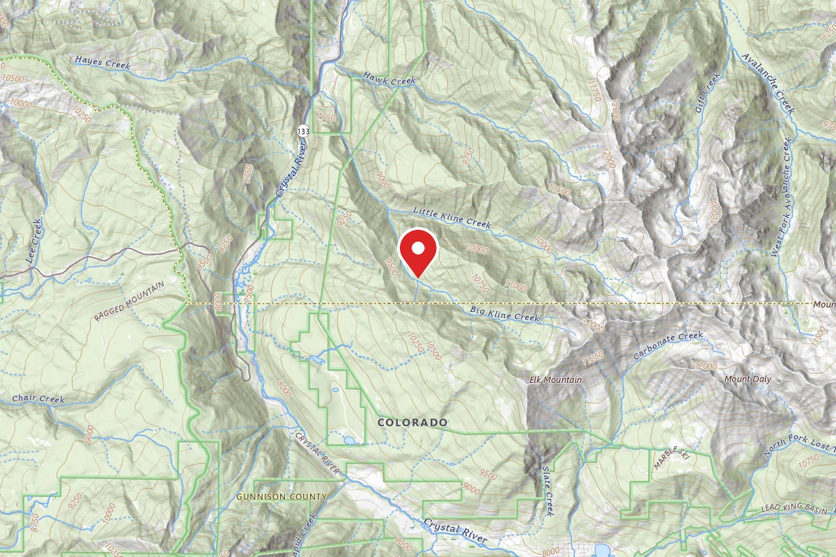 Dispersed Site near 39.1235, -107.2252