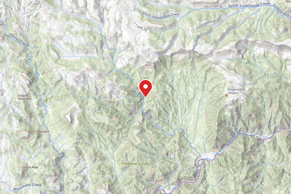 Dispersed Site near 38.4769, -105.5785