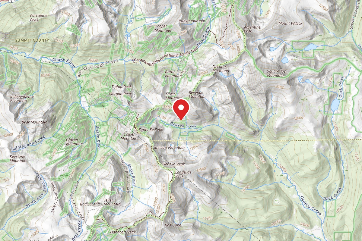 Dispersed Site near 39.5738, -105.8123