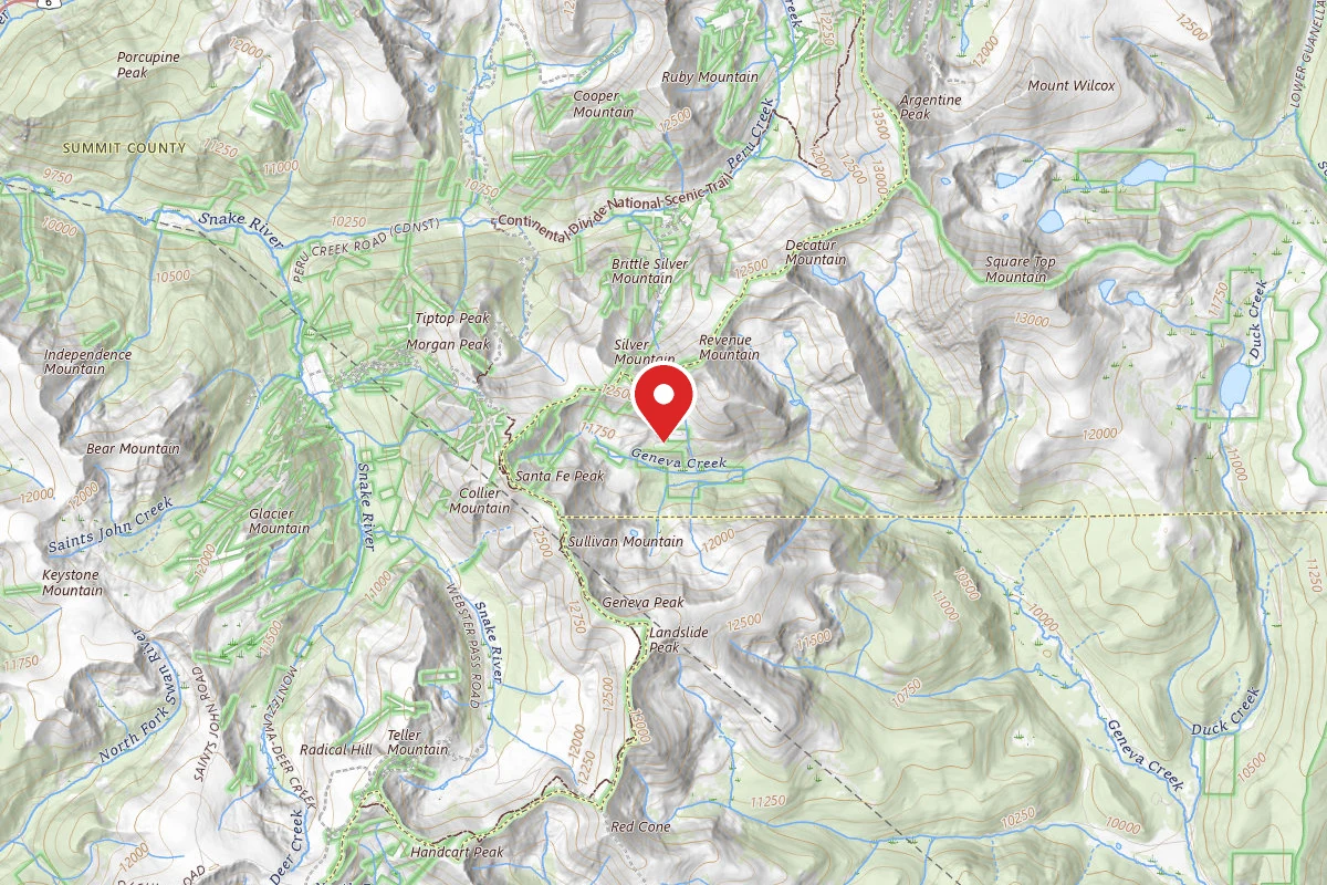 Dispersed Site near 39.5738, -105.8135