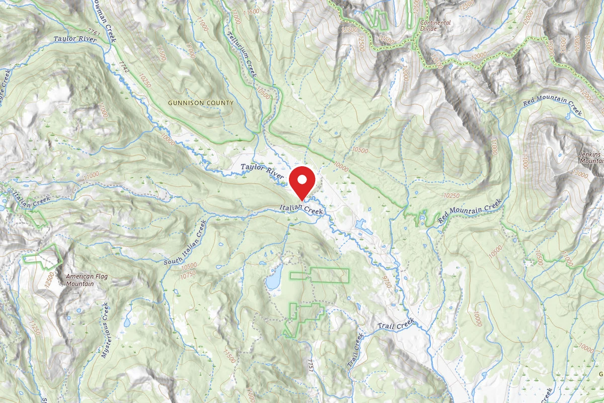 Dispersed Site near 38.9552, -106.6372