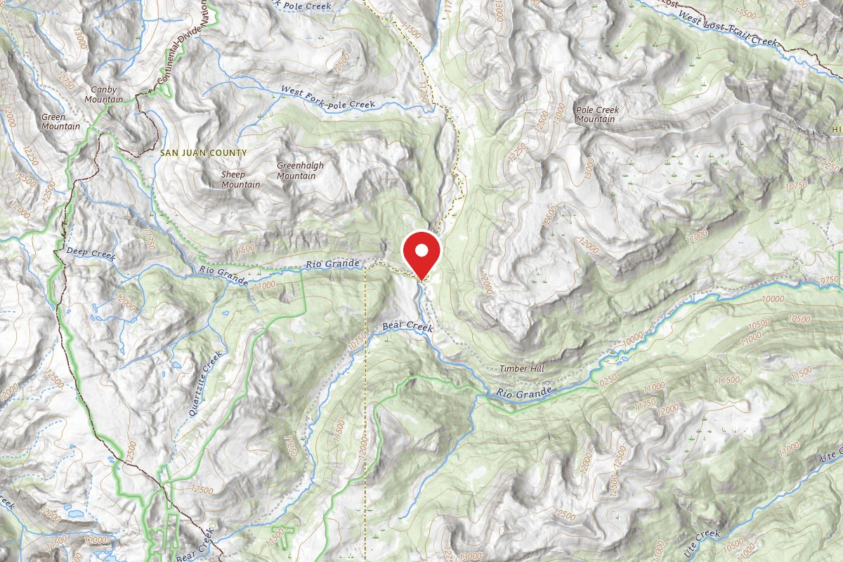 Dispersed Site near 37.7657, -107.4685