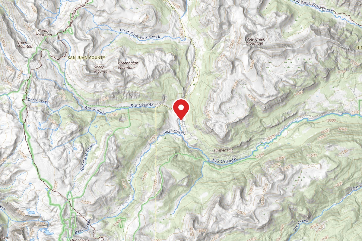 Dispersed Site near 37.7622, -107.4679