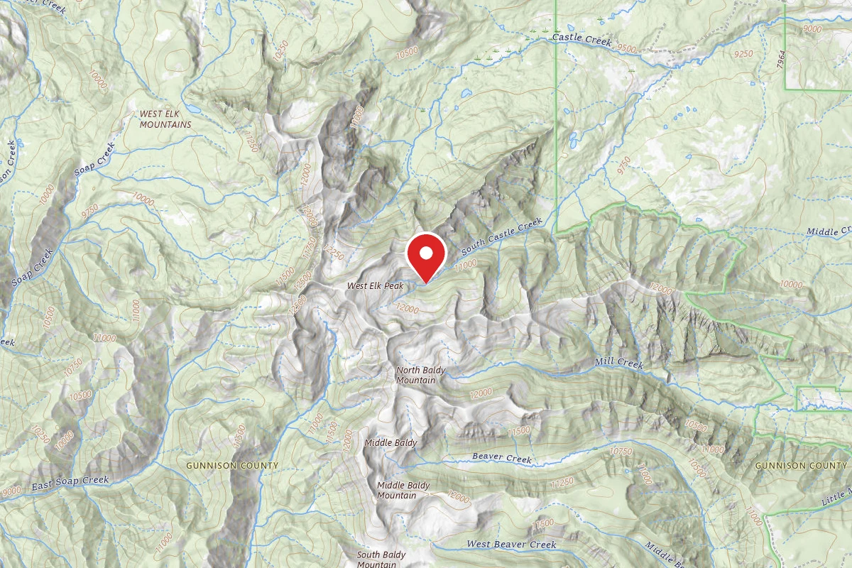 Dispersed Site near 38.7194, -107.1797