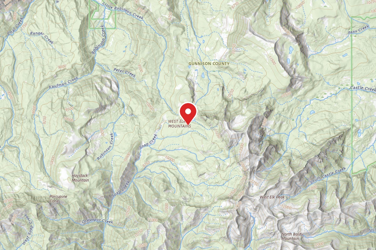 Dispersed Site near 38.7499, -107.2381