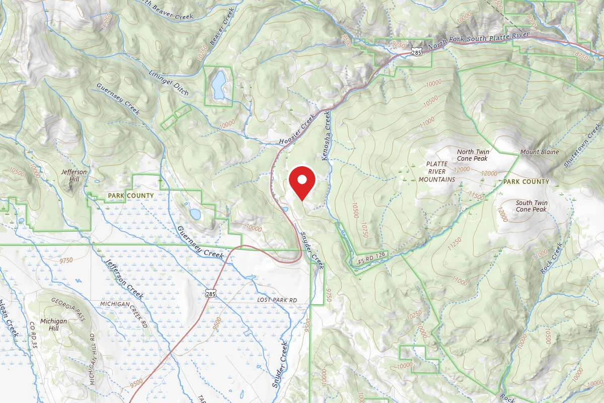Dispersed Site near 39.4181, -105.7545