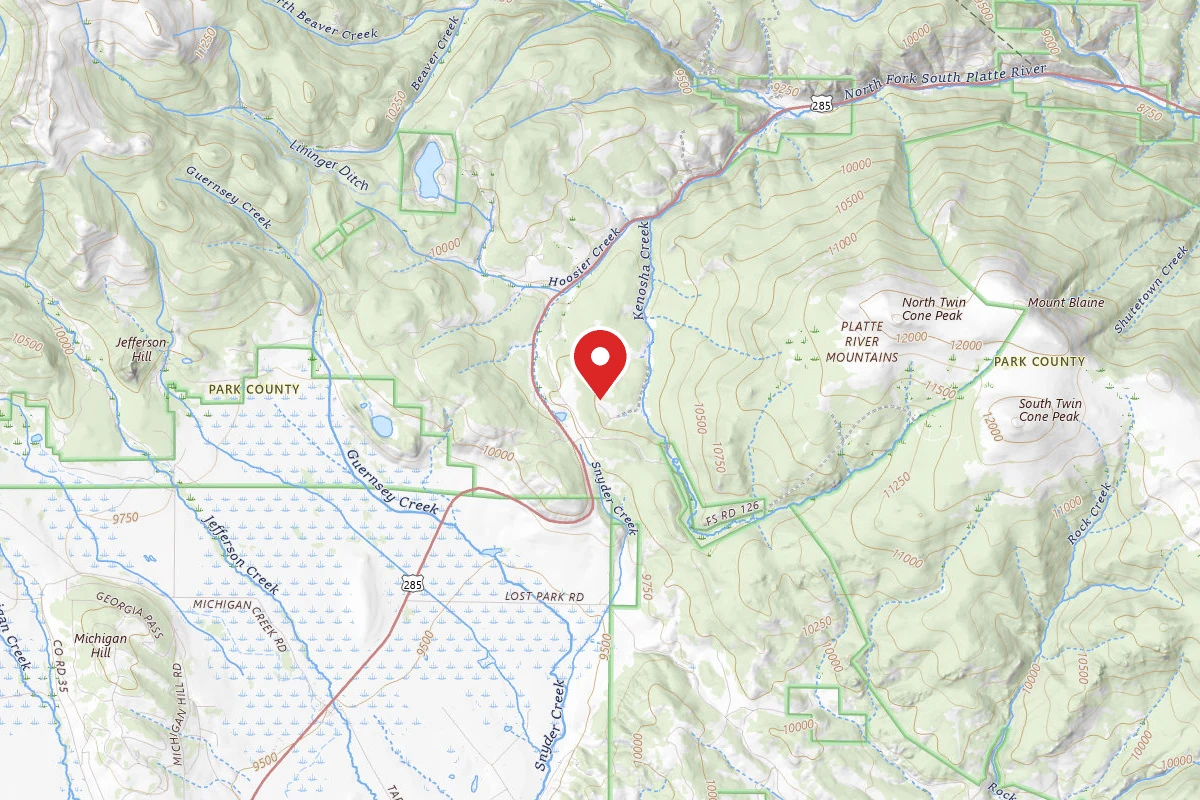 Dispersed Site near 39.4182, -105.7536