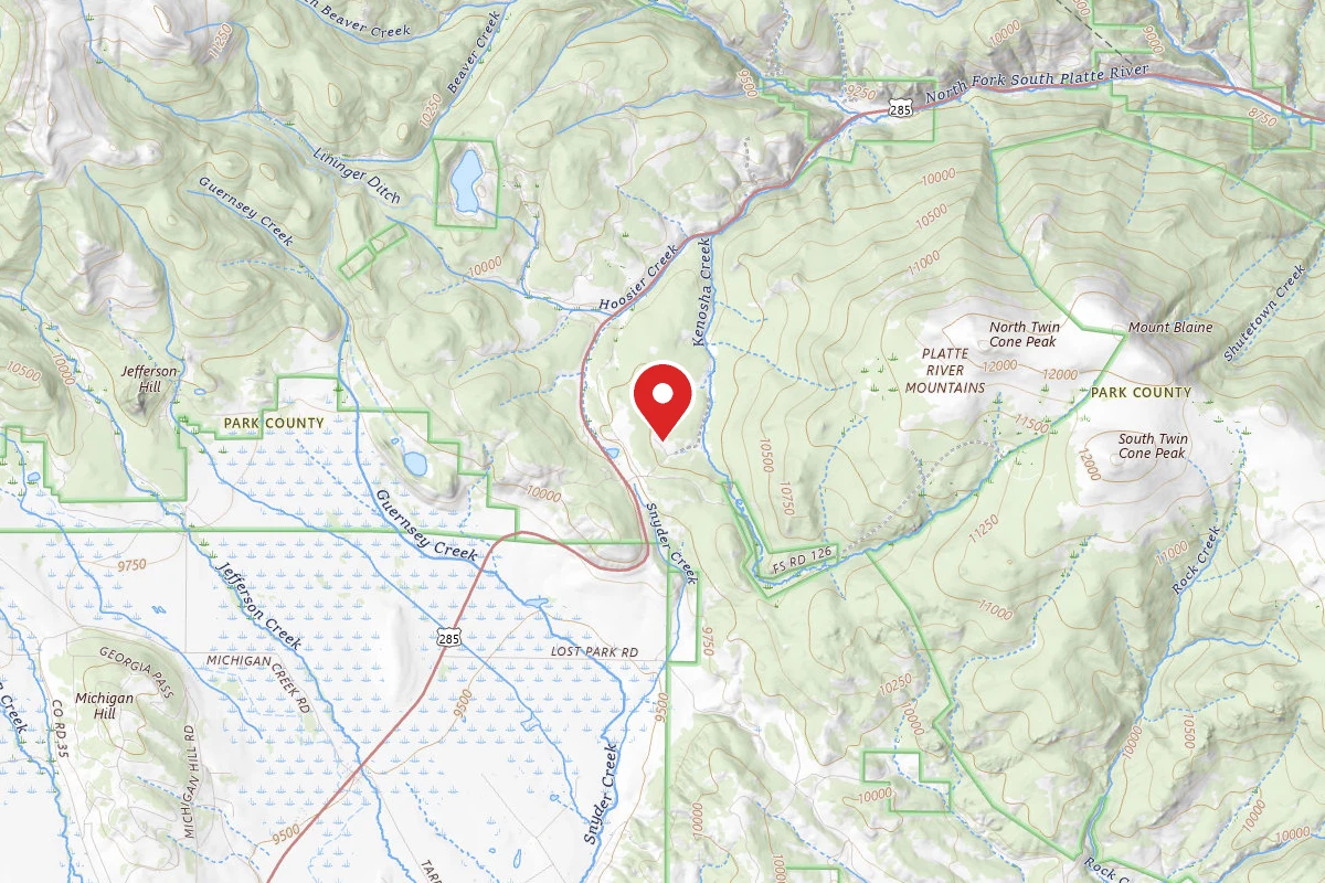 Dispersed Site near 39.4174, -105.7525
