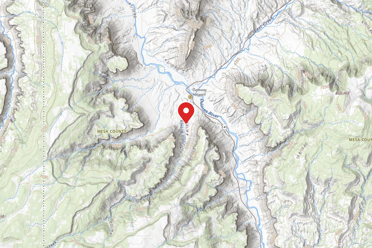 Dispersed Site near 38.6647, -108.9810