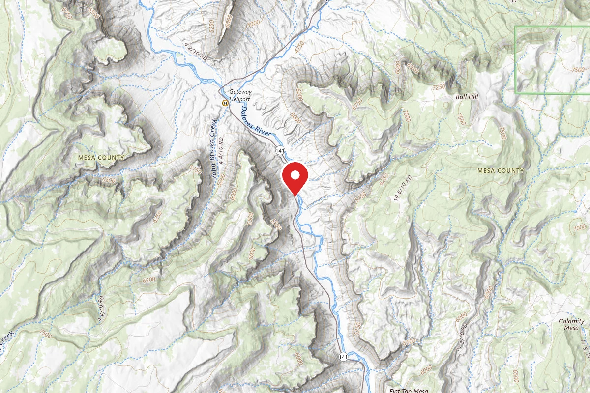 Dispersed Site near 38.6509, -108.9544
