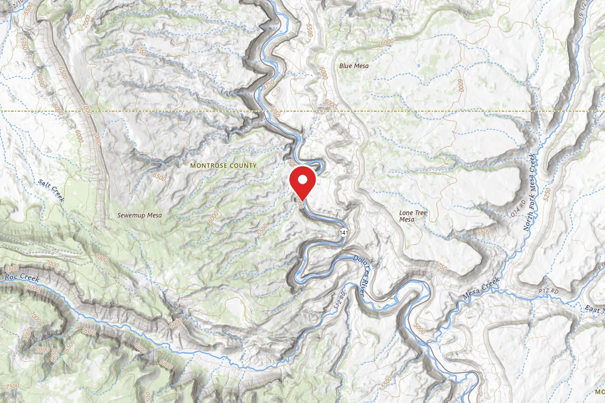 Dispersed Site near 38.4758, -108.8815