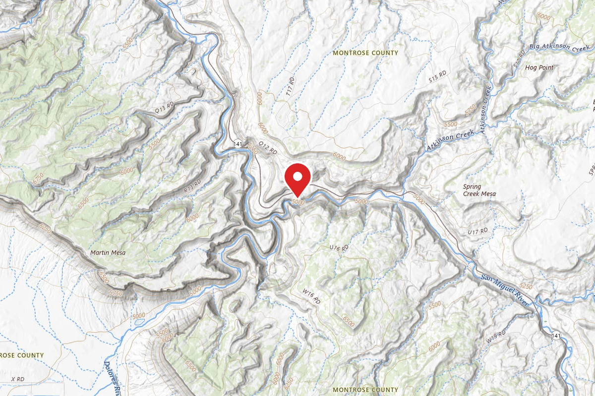 Dispersed Site near 38.3857, -108.7942
