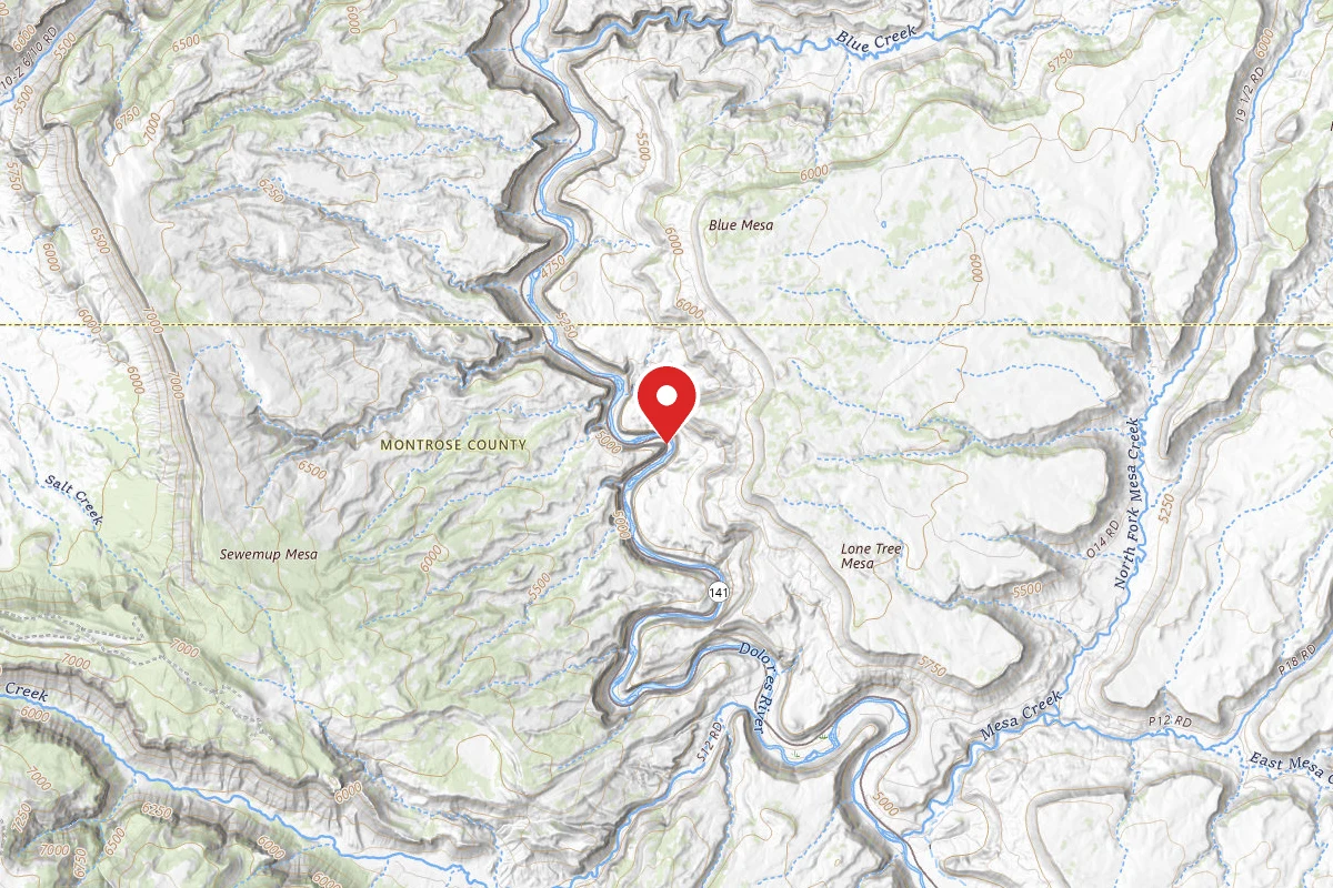 Dispersed Site near 38.4856, -108.8755