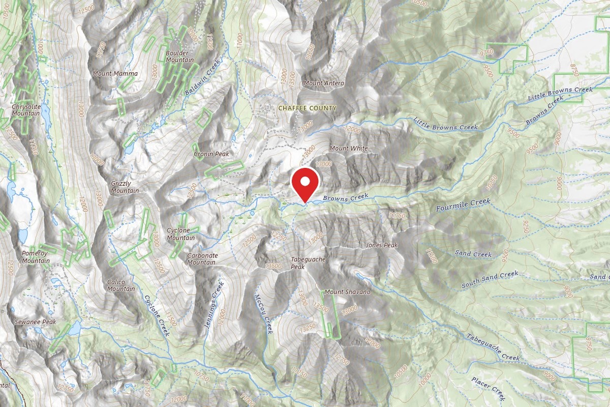 Dispersed Site near 38.6432, -106.2454