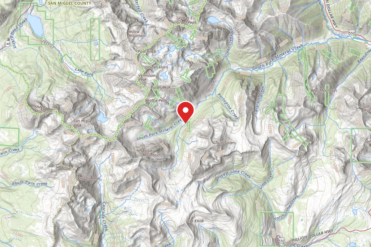 Dispersed Site near 37.7810, -107.8018