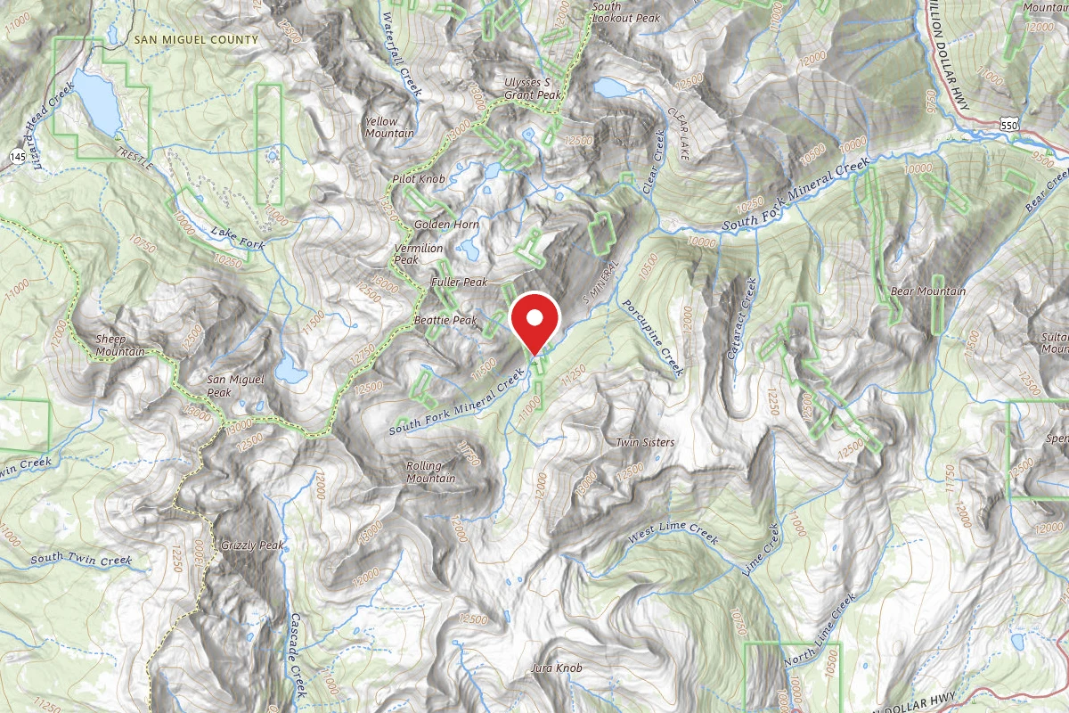 Dispersed Site near 37.7856, -107.8009