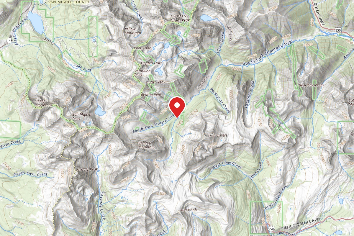Dispersed Site near 37.7805, -107.8032