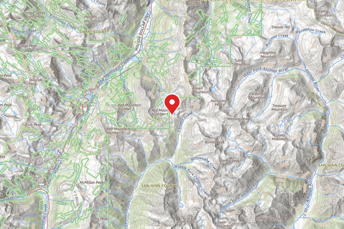 Dispersed Site near 37.9112, -107.6495