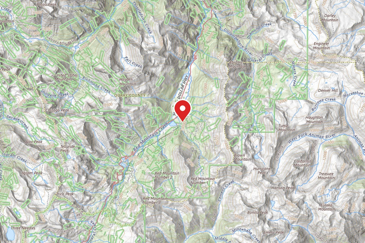 Dispersed Site near 37.9387, -107.6663
