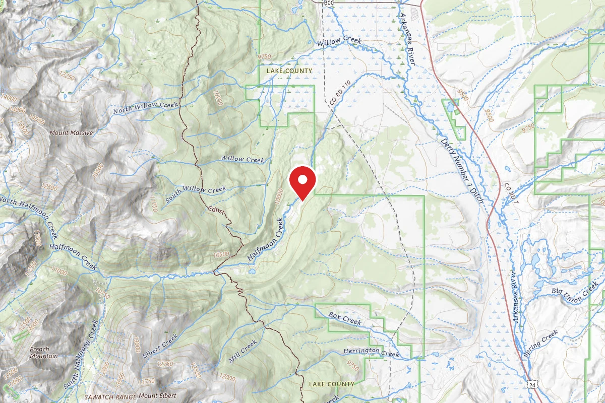 Dispersed Site near 39.1701, -106.3891