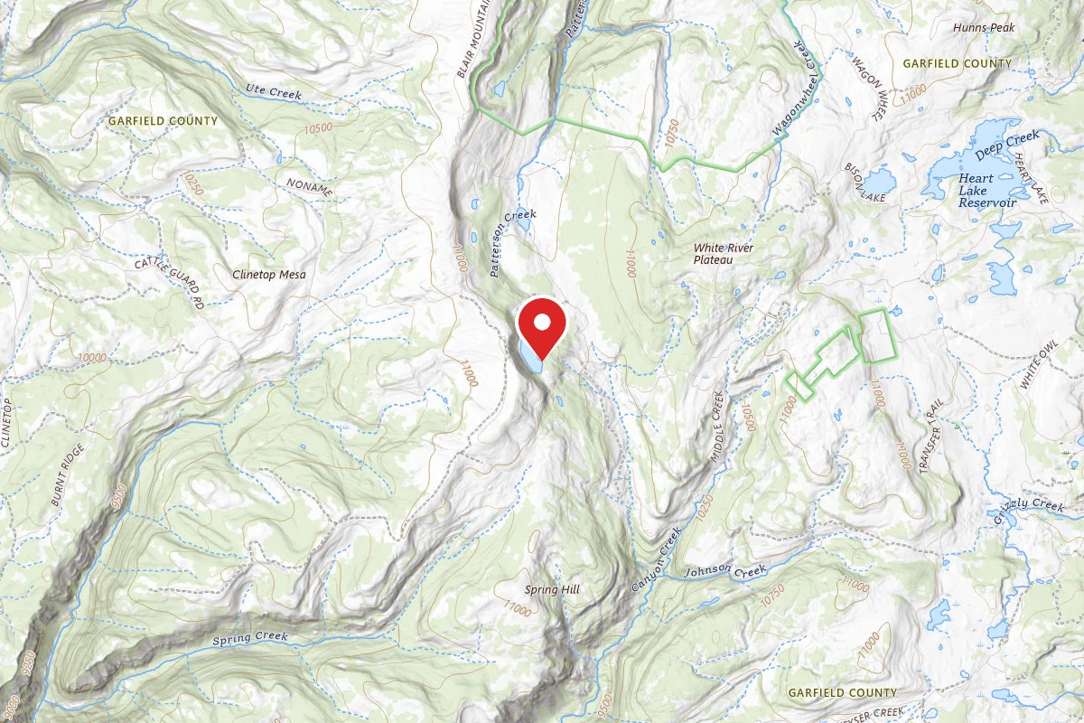 Dispersed Site near 39.7393, -107.4096