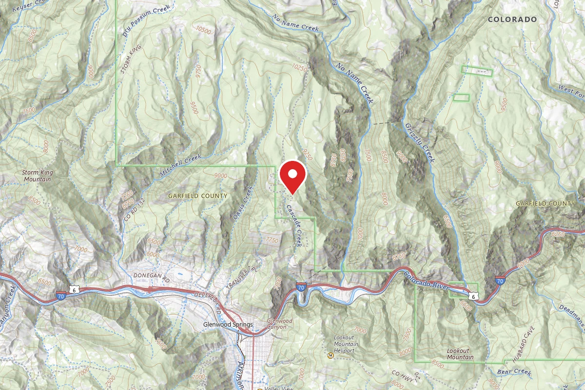 Dispersed Site near 39.5865, -107.3109