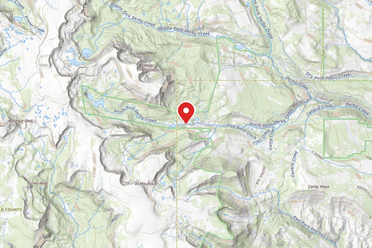 Dispersed Site near 39.9005, -107.1085