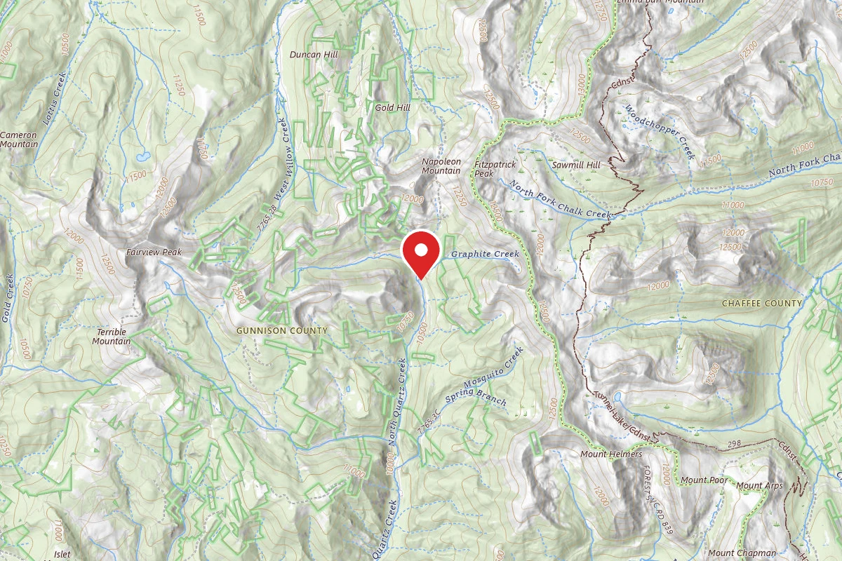 Dispersed Site near 38.6788, -106.4643