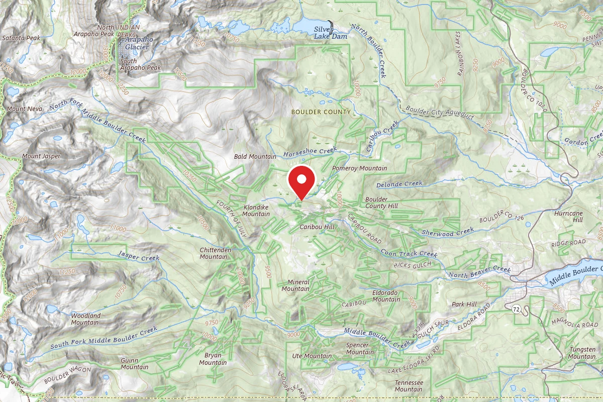 Dispersed Site near 39.9839, -105.5872