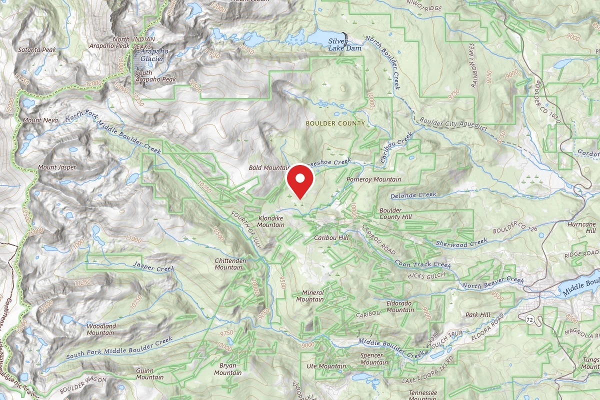 Dispersed Site near 39.9870, -105.5926