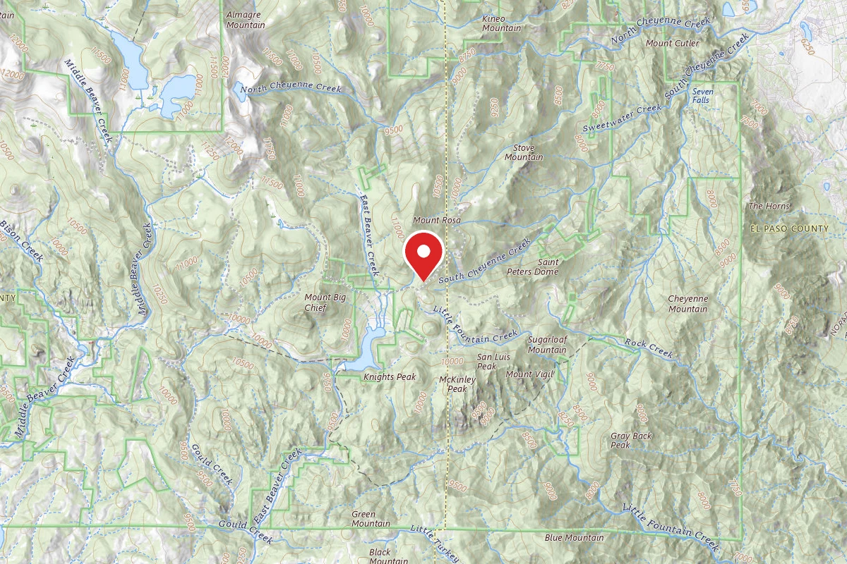 Dispersed Site near 38.7434, -104.9450