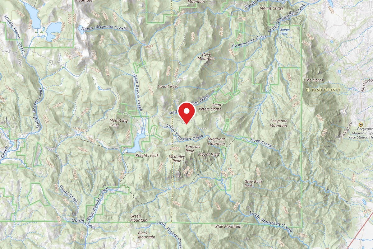 Dispersed Site near 38.7387, -104.9314