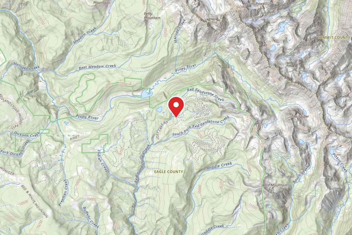 Dispersed Site near 39.7097, -106.3798