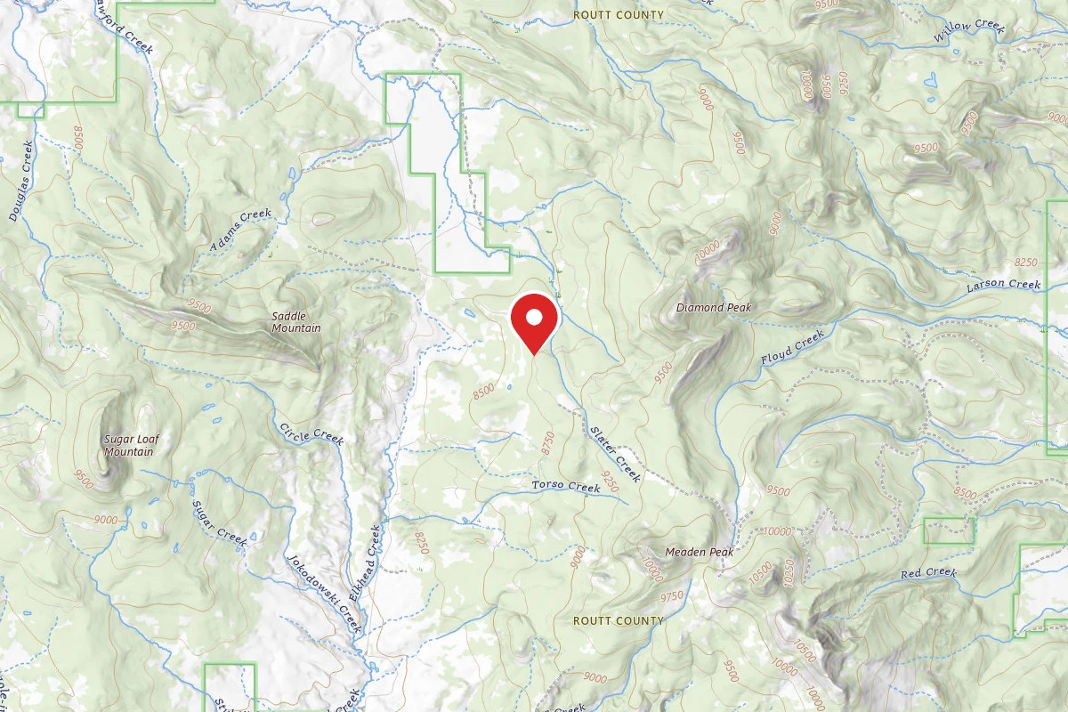 Dispersed Site near 40.7969, -107.1020